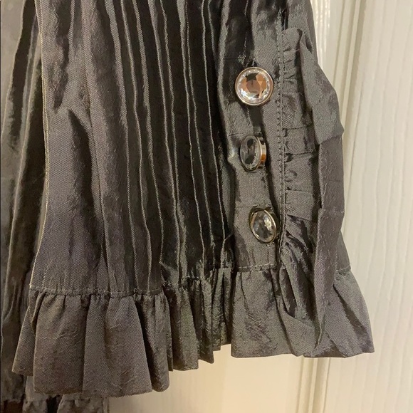 Grey metallic Blouse - Picture 2 of 5